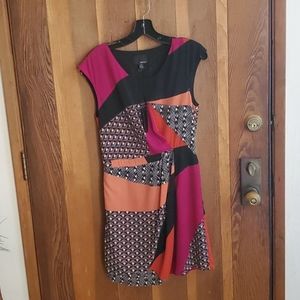 Greylin short mod print dress